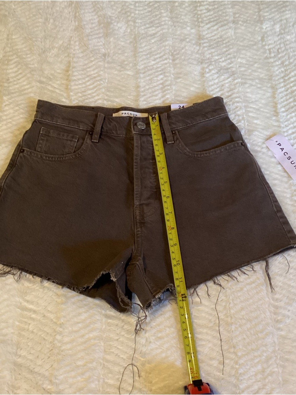 Women’s Brown NWT Pacsun Vintage High Rise Women’s Cutoff Sz 24 Shorts Denim